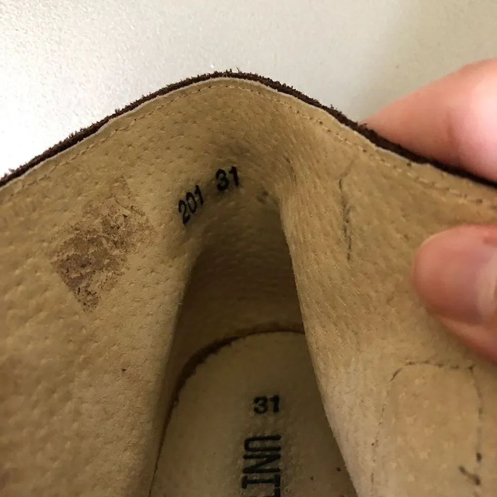 Unit Shoes Brown Suede Booties‎